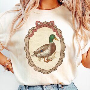 Vintage Thrifted Mallard Duck Unisex T-shirt, Grandma Core Shirt